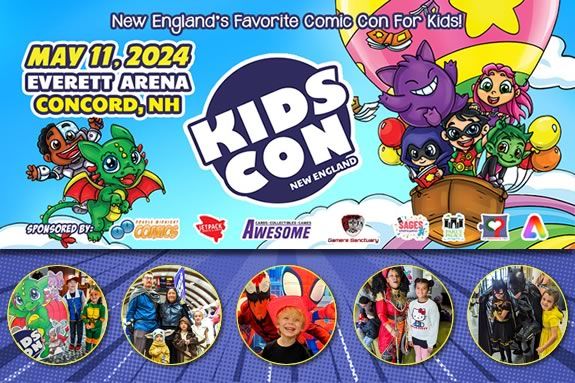 Kids Con New England Concord NH cosplay comic superhero princess Star Wars convention