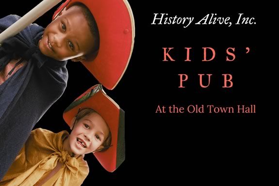History Alive, Inc. in Salem Massachusetts hosts a 17th Century Pub for kids Fridays in October! History Alive, Inc. in Salem Massachusetts hosts a 17th Century Pub for kids Fridays in October!