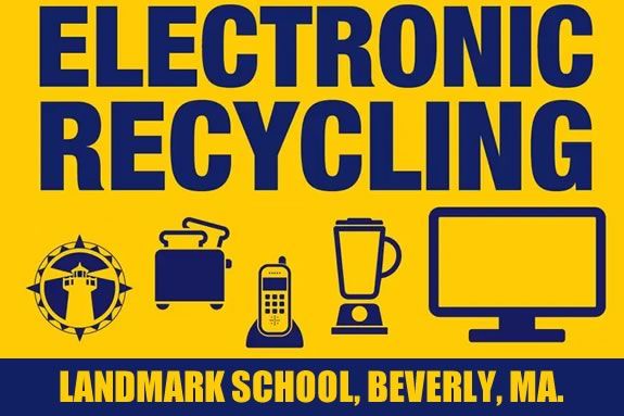 Landmark School Beverly Massachusetts Electronic Recycling event.