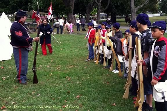 rought back by popular demand! As part of the 13th Annual Civil War Weekend, the Lawrence Civil War Memorial Gaurd's Children's Muster Trails & Sails 2015