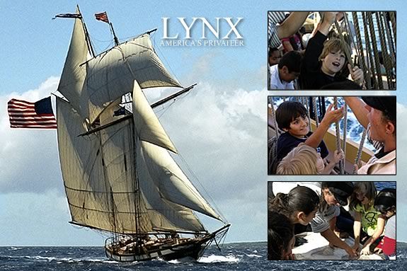 Come to Newburport for a chance to tour the privateer schooner Lynx
