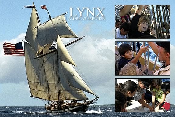 Come to Newburport for a chance to tour the privateer schooner Lynx Come to Newburport for a chance to tour the privateer schooner Lynx