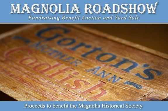 The Magnolia Road Show is a sale, auction and appraisal service designed to raise fund toward the restoration of the Blynman Schoolhouse in Magnolia. Proceeds from the Magnolia Roadshow go to the Magnolia Historical Society. Proceeds from the Magnolia Roadshow go to the Magnolia Historical Society.