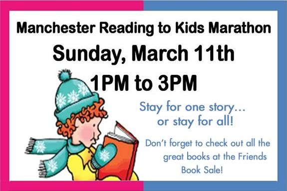 Reading to Kids Marathon at Manchester Public Library in Manchester by the Sea