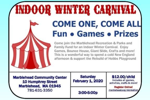 Break up the monotony of Winter at the Marblehead Winter Carnival hosted by Marblehead Rec