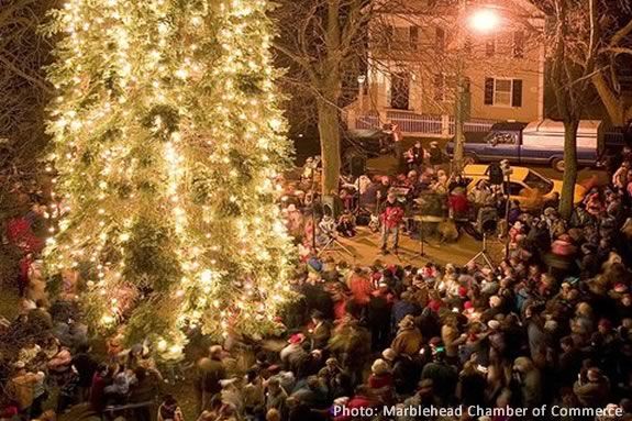 Marblehead's tree lighting is always a festive occasion to kick off the holidays