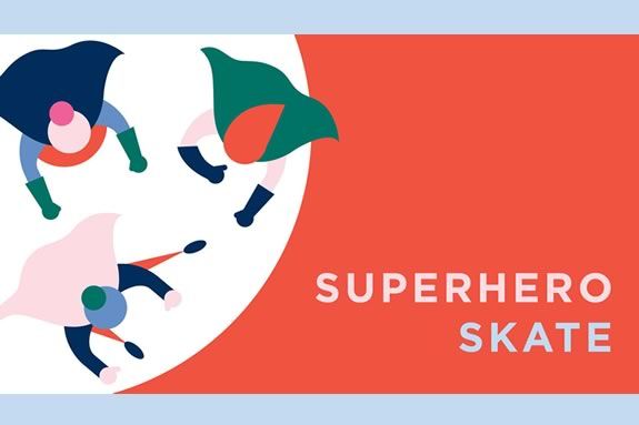 Kids and families are invited to Market Street Lynnfield skate as superheros, and meet some real ones! 