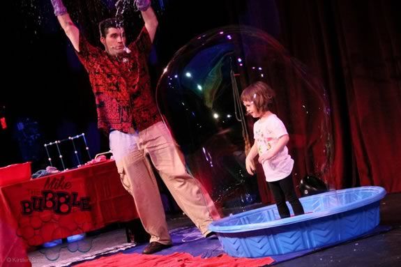 Come see Mike the Bubble Man at the Firehouse Center for the Arts in Newburyport!
