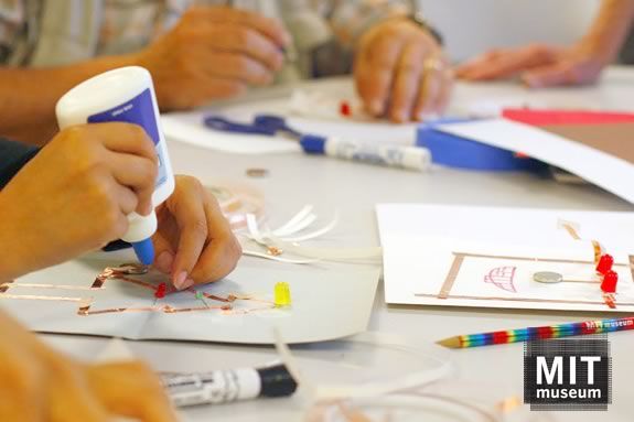 Families can learn through hands-on science at MIT Museum's Idea Hub in Cambridge Massachusetts Families can learn through hands-on science at MIT Museum's Idea Hub in Cambridge Massachusetts