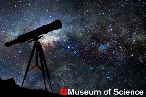 Come to the Museum of Science rooftop for free stargazing and astronomy related 
