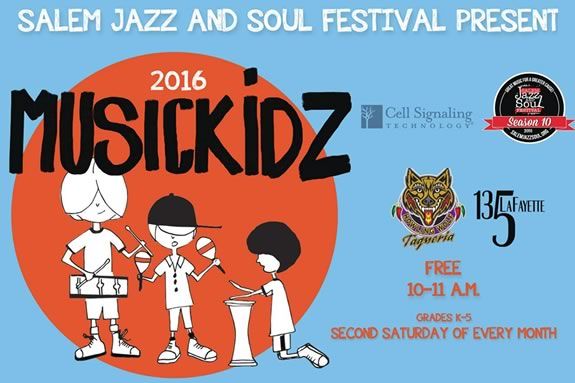 Salem Jazz and Soul Festival hosts a monthly music-education series, “MusicKidz"
