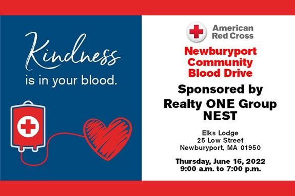 Join the Newburyport Elks and the for a community blood drive 