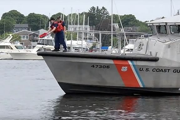 Newburyport celebrates Memorial Day with a parade, a memorial service at city hall and waterfront ceremony for fallen Coastgaurdsmen.