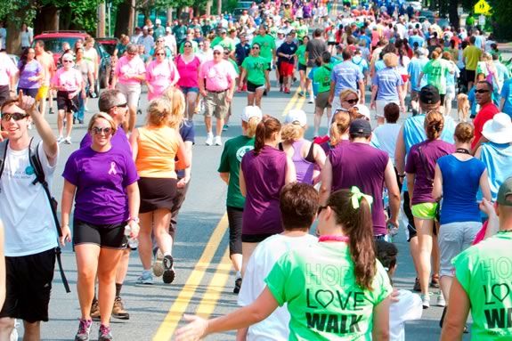 North Shore Cancer Walk fundraiser 10k Walk in Salem Massachusetts