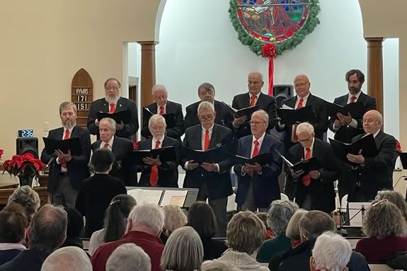 The North Shore Christian Men's Choir will perform FREE in Rockport Massachusetts