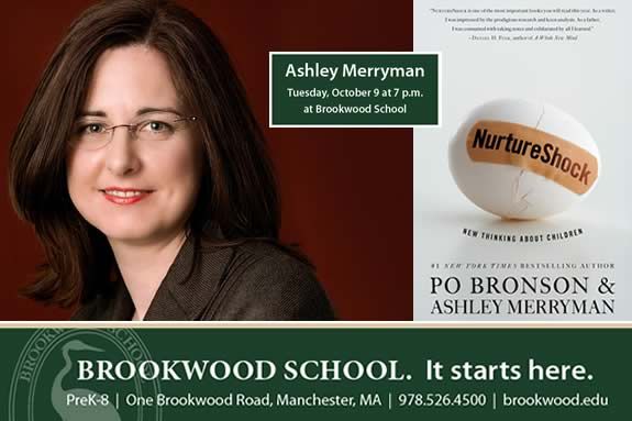 Brookwood School 4 to 14 Speaker Series Presents  Nurture Shock co-author Ashley