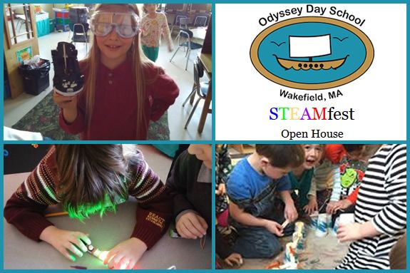 Odyssey Day School in Wakefield MA STEAM fest and Open House
