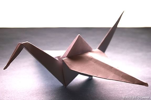Paper Origami Cranes are probably the most common form of origami bird.