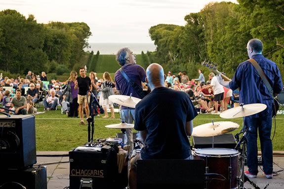 Orville Giddings brings boogie blues music to Castle Hill on the Crane Estate in this Thursday evening concert. Photo ©David Stone