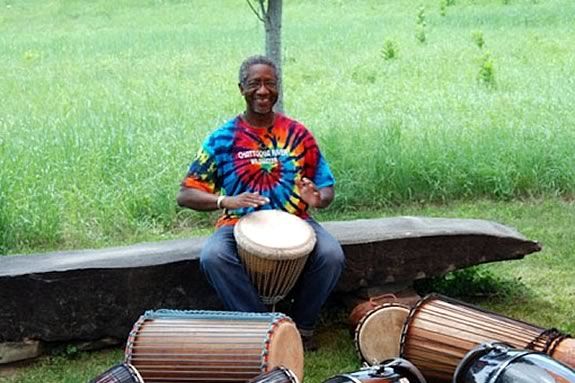 Joinn Ipswich Public Library at the middle green to kick off their Summer Reading Program with Otha Day Drumming!