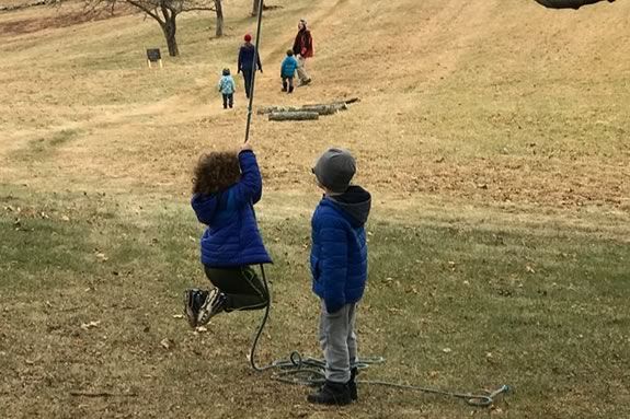 Kids can run and play in the wide open spaces of the Stevens-Coolidge Estate in North Andover