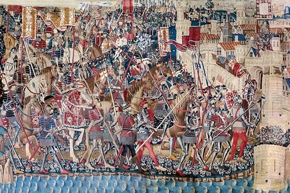 Get a glimpse of Medieval Life at Peabody Essex Museum's exhibit of the Pastrana Tapestries in Salem Massachusetts! Come to PEM to see a massive medieval tapestry thatover 36 feet long!