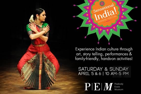 Peabody Essex Museum's Sensational India is a family-oriented weekend festival focused on the culture and art of India in Salem Masaachusetts! Peabody Essex Museum's Sensational India is a family-oriented weekend festival f