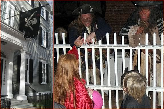 Join the Salem Pirates for a raucus Halloween at the Phillips House in Salem MA