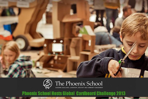 In partnership with the Imagination Foundation, The Phoenix School will host its first Cardboard Challenge on Saturday, October 5 from 9am - noon at The Phoenix School in Salem MA. In partnership with the Imagination Foundation, The Phoenix School in Salem MA