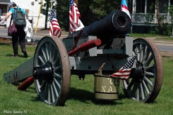 The Rowley Town Cannon - "Old Nancy". Photo: Rowley Fire Department Massachusetts The Rowley Town Cannon - "Old Nancy". Photo: Rowley Fire Department
