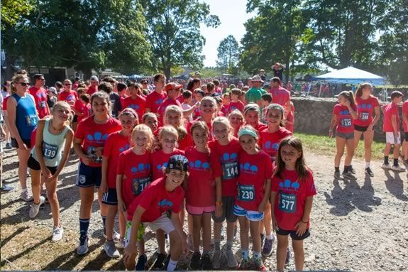 the Run for Amy is a memorial race for Amy DiAdamo Foster to benefit Dana Farber Cancer Institute at Appleton Farms