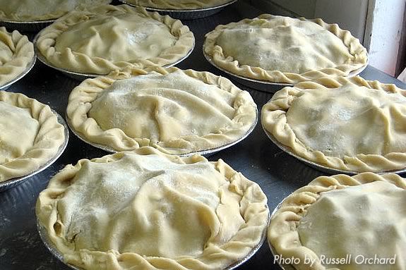 Make your own pie at Russell Orchard, then bring it home to enjoy! Make your own pie at Russell Orchard, then bring it home to enjoy.