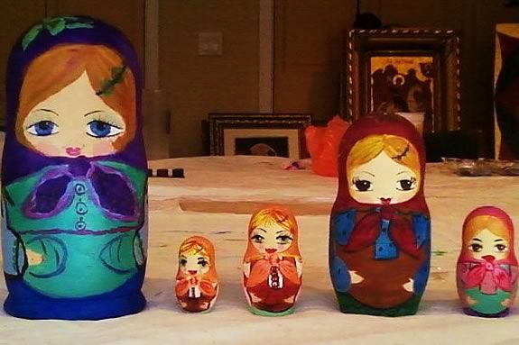 Create a family treasure by making your own Russian nested doll, matryoshka