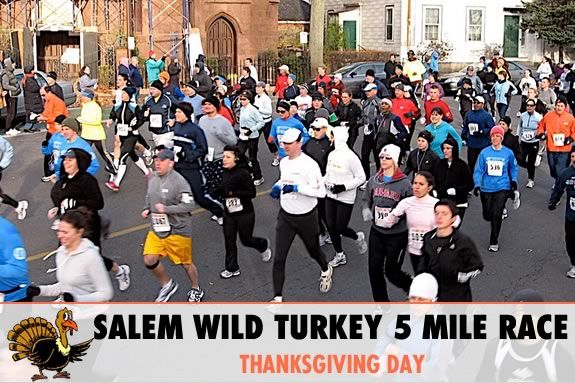 Run like a turkey through downtown Salem MA on Thanksgiving Day! Proceeds benefit the Boys & Girls Club of Greater Salem. 