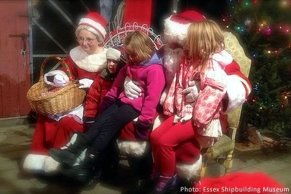 After Santa arrives in Essex, kids will have a chance discuss their wish list with him in person! 