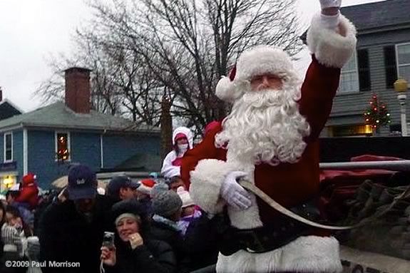 Santa comes to Rockport Ma on Christmas Day as part of a tradition started more than 100 years ago! Santa comes to Rockport Ma on Christmas Day as part of a 100 year old tradition