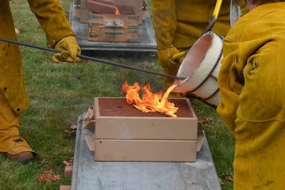 Come to an iron casting demonstration at Saugus Iron Works as part of Essex Heritage's Trails and Sails Come to an iron casting demonstration at Saugus Iron Works as part of Trails and Sails