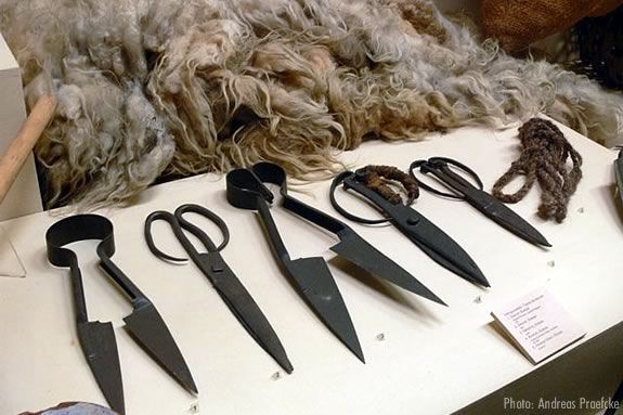 Traditional Sheep Shearing Tools.  Come to the 45th Annual Sheep Shearing Festival on the North Andover Common.   