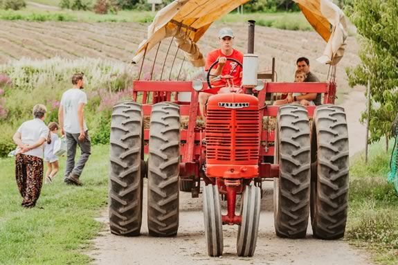 Hayrides at Smolak Farms in North Andover Massachusetts