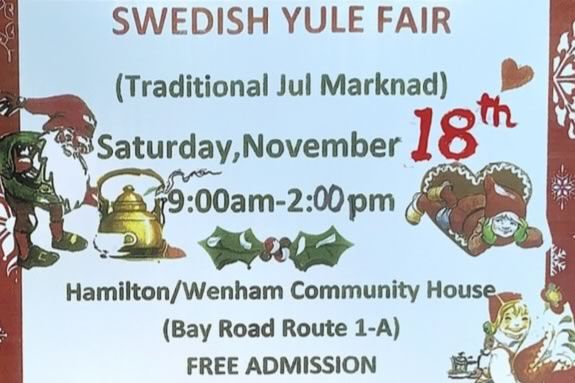Hamilton-Wenham Community House hosts the Annual Swedish Yule Fair in Massachusetts