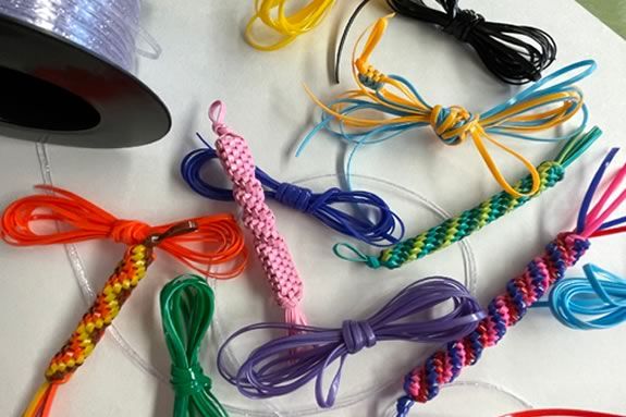 Teens are invited to Abbot Public Library for a fun afternoon of crafting their own keychain lanyards