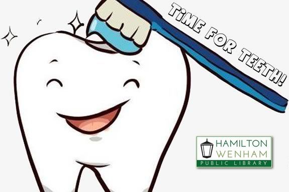 Kids will learn about dental health and dentistry at the Hamilton Wenham Public Library! 