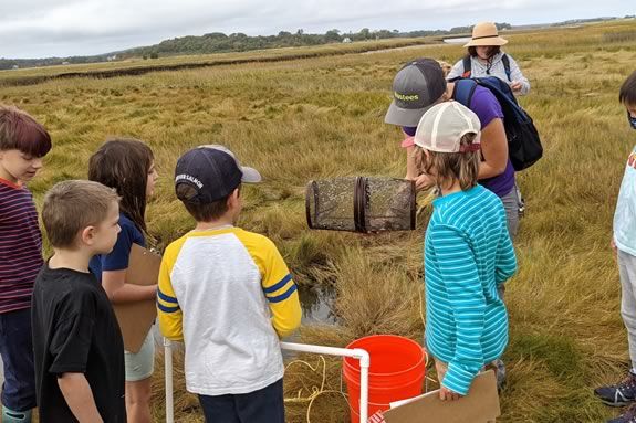 Families are invited to join us for an exploration of the Castle Hill grounds in Ipswich Massachusetts