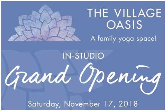 Family Yoga at The Village Oasis Family-Fun Grand Opening in Beverly MA