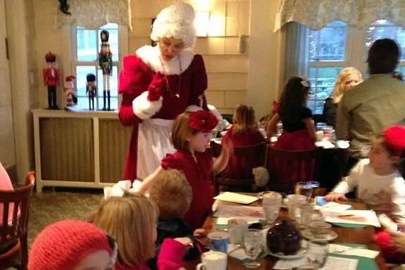 Kids will have a holiday tea with Mrs. Claus at the Wenham Tea House! 