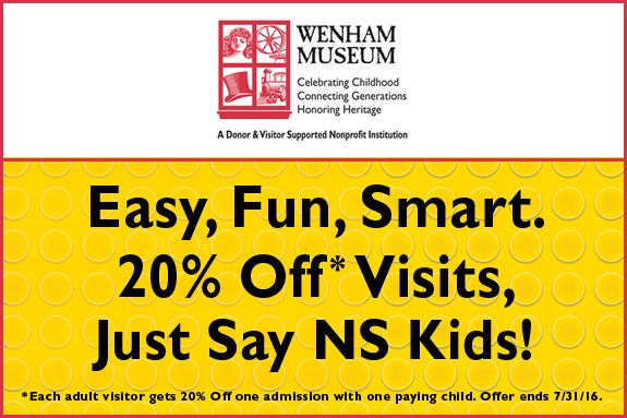 Wenham Museum discounts and promo code