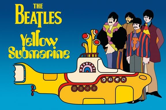 Come See the Beatle's Yellow Submarine on the waterfront in Gloucester Massachusetts