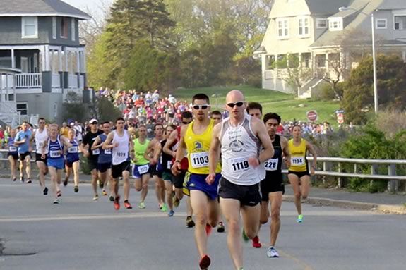 Run the YMCA's Back Shore 5 Mile along the shore of Gloucester Massachsuetts