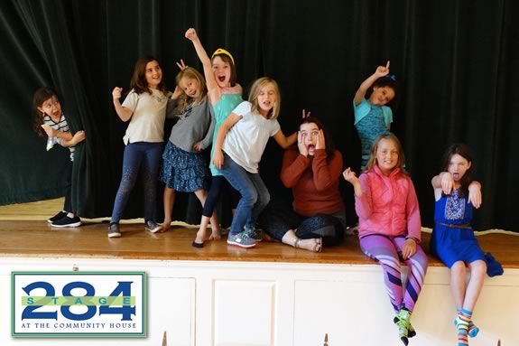 Spome of the kids that performed in Stage 284's Theater Workshop For Kids production of Madeline!
