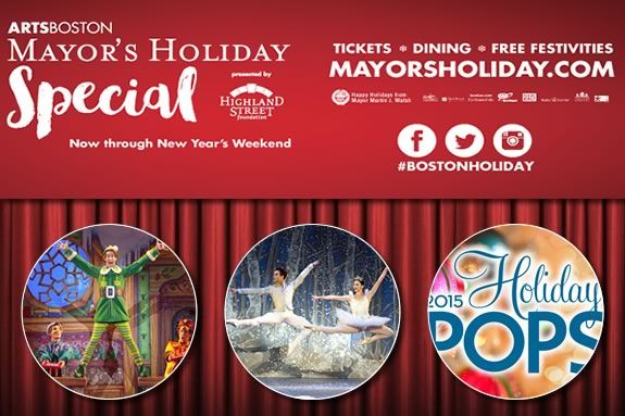 Save money on Boston area holiday shows by taking advantage of the Mayor's Holiday Special!